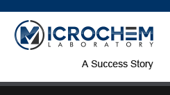 Microchem Laboratories with CEO of ArrowClean Rayne Guest.